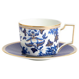 Wedgwood Taza de Té con Plato Hibiscus